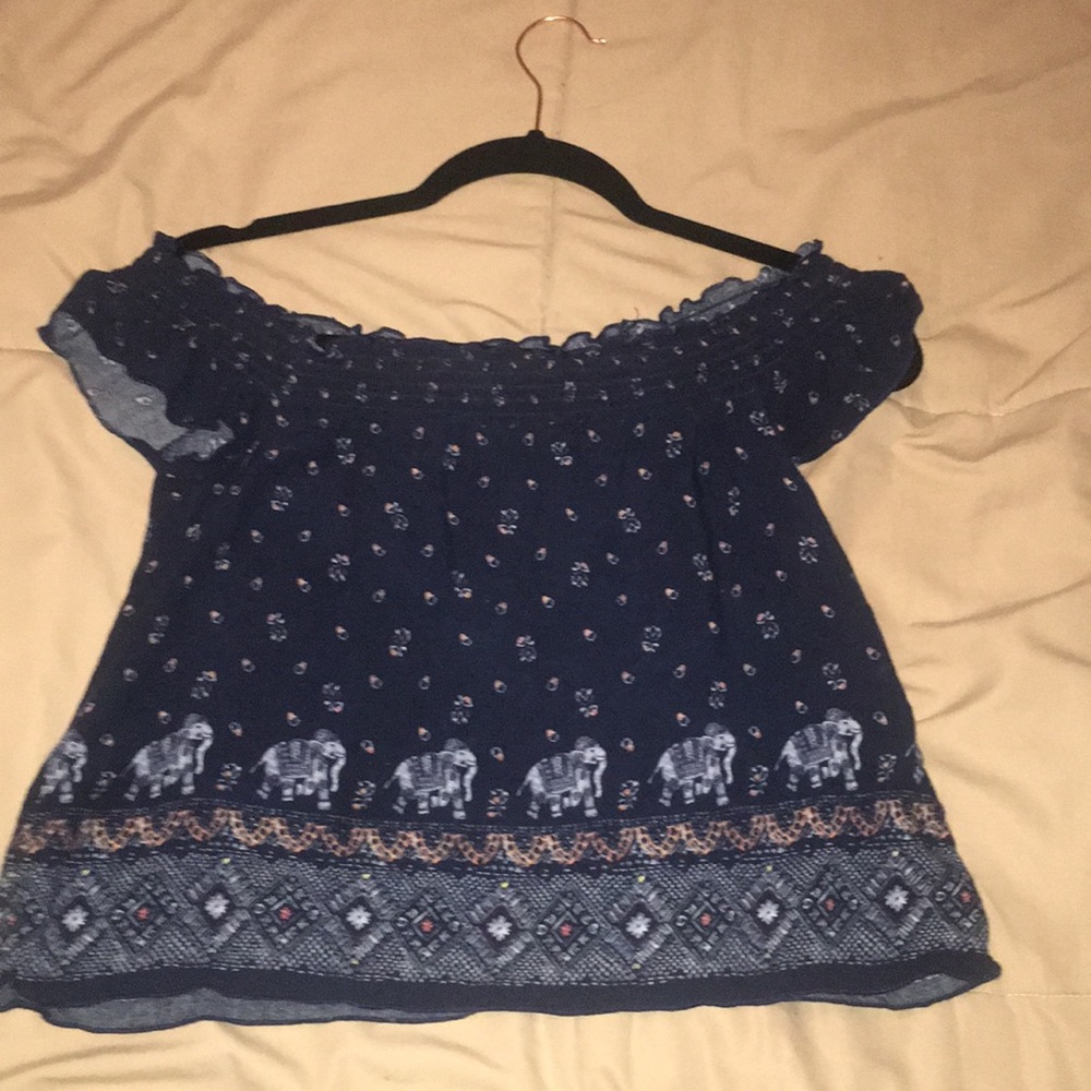 Abercrombie Kids off the shoulder top